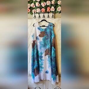 Temptation Italy Italian Florals Lined Swing Dress